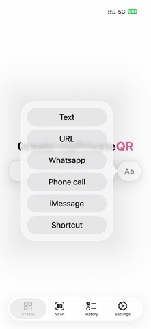 myPrivateQR screenshot