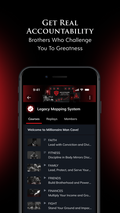 Millionaire Man Cave iPhone screenshot 3 - Social Networking app