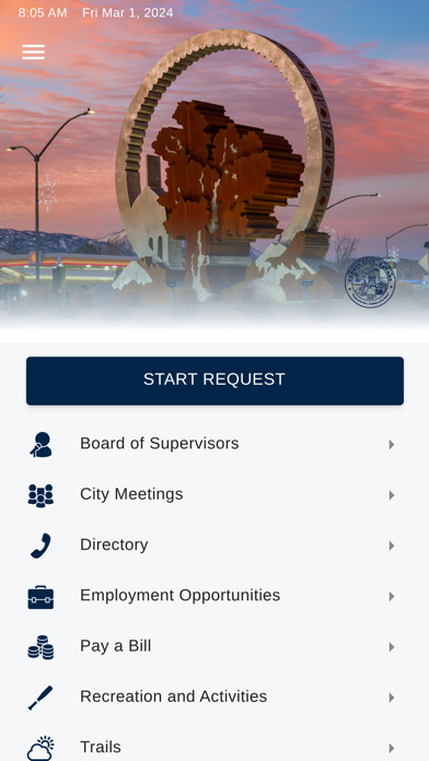 Carson City Connect app screenshot