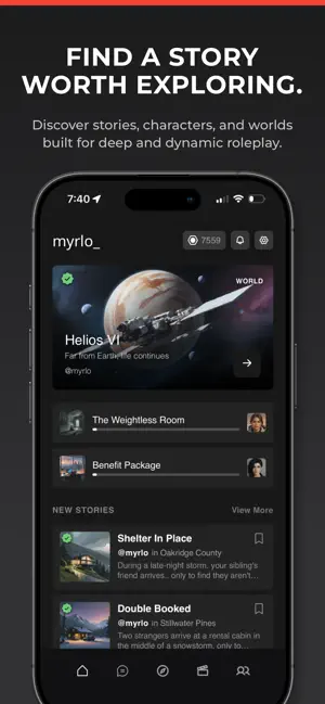 Myrlo - AI Stories & Roleplay screenshot 1