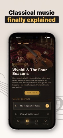 Virtuoso Classical Music Guide iPhone screenshot