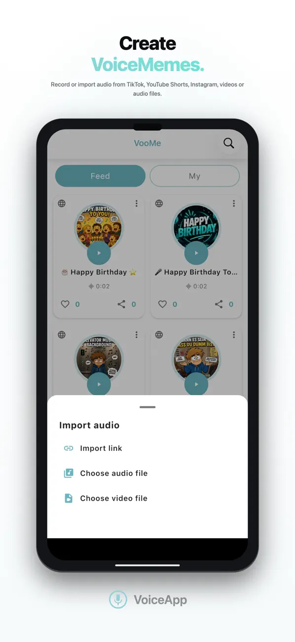 Screenshot #3 pour VoiceApp - Social Audio & Chat