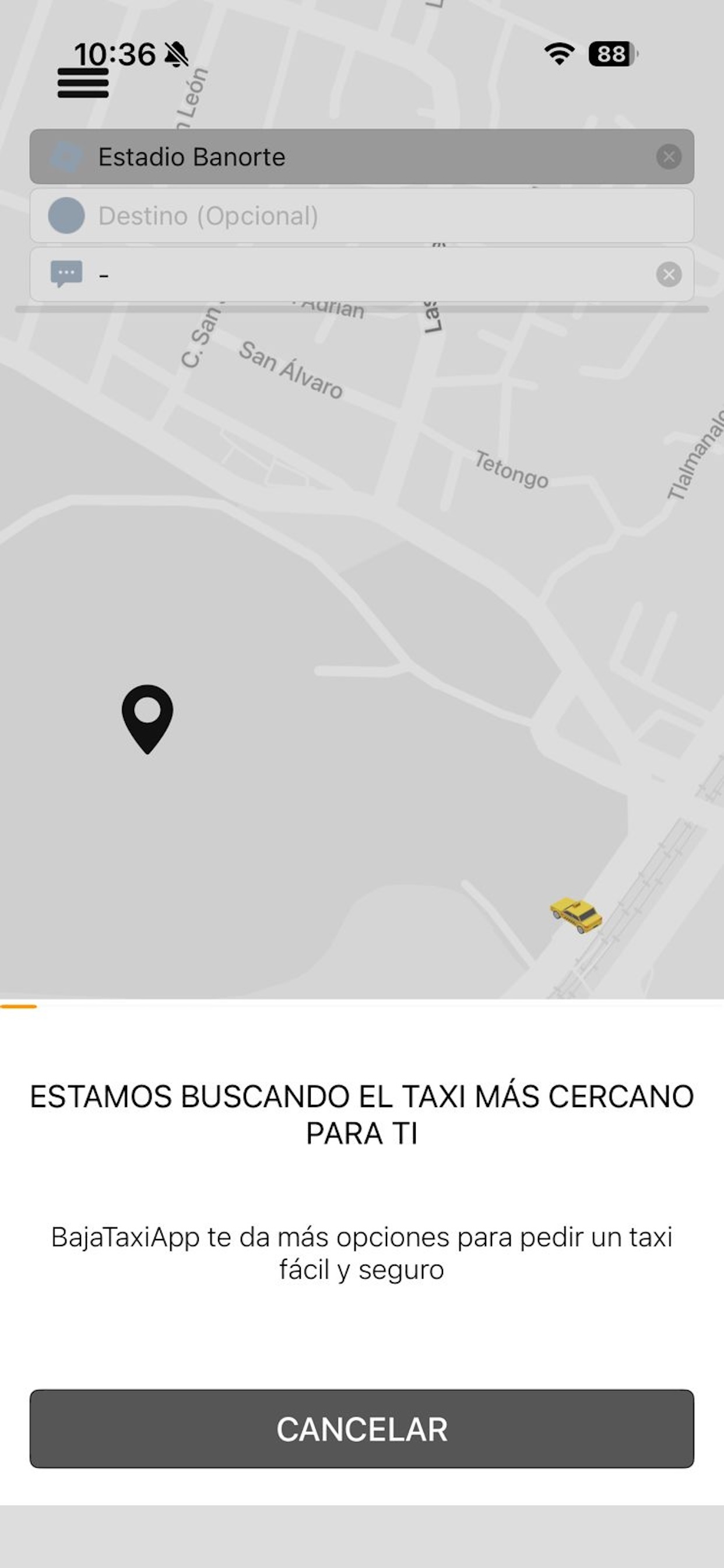 BajaTaxiApp screenshot 5