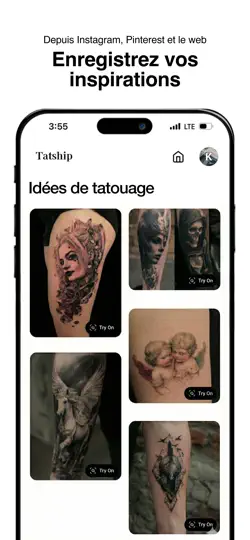 Capture d'écran de Tatship: Simulateur Tatouage sur iPhone 6