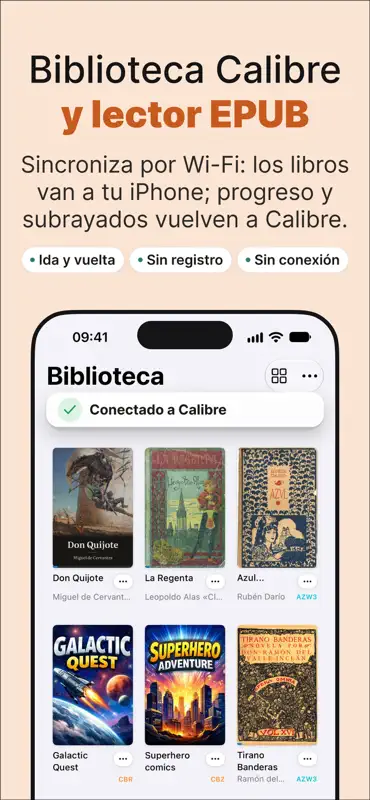 Pageo: Calibre epub reader screenshot 1 of 7