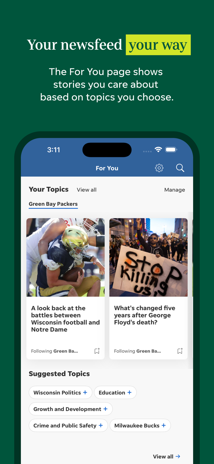 Milwaukee Journal Sentinel screenshot 2