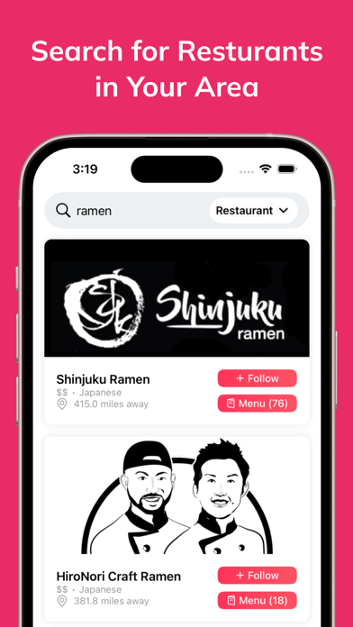 FoodDiscovery App Screenshot