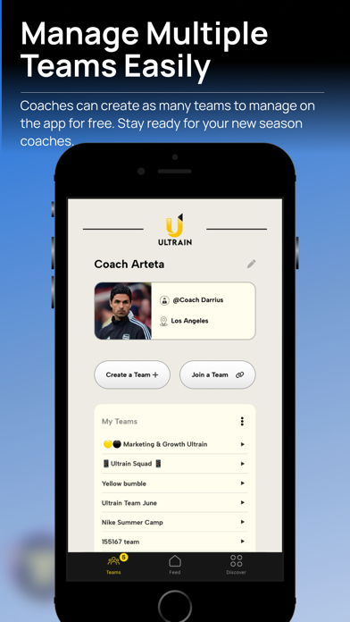 Ultrain Soccer Team Management Screenshot