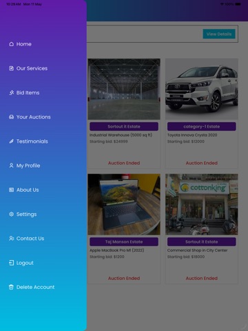 Sort-it-out iPad screenshot