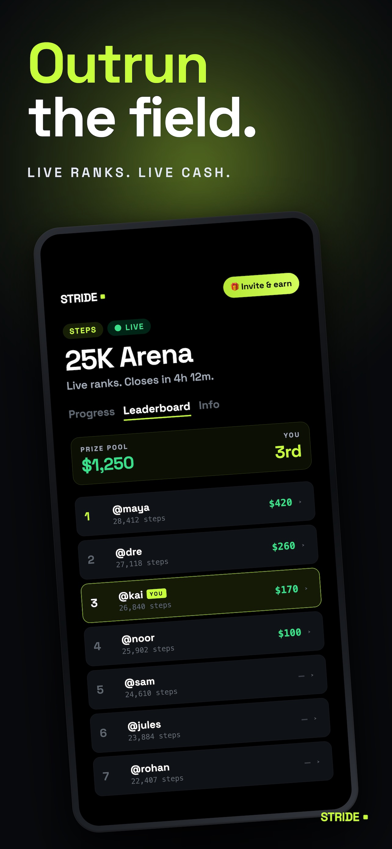 Stride: Win Cash, Stay Fit screenshot 4