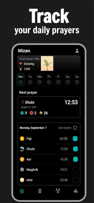 Mizan - Lasting Prayer Habits screenshot 1