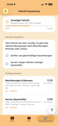 HB-FahrstilAnalyse screenshot
