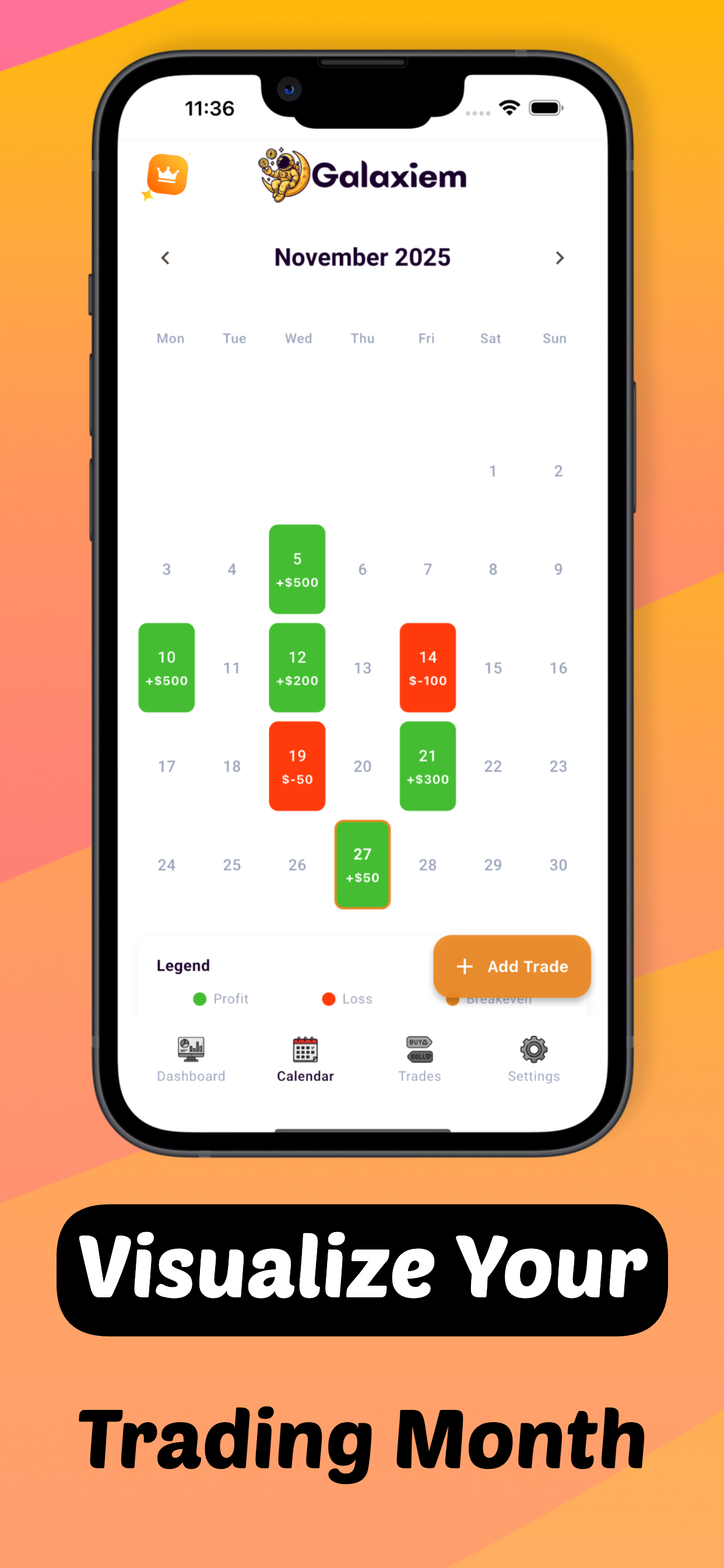 Trading Journal - Galaxiem screenshot 4
