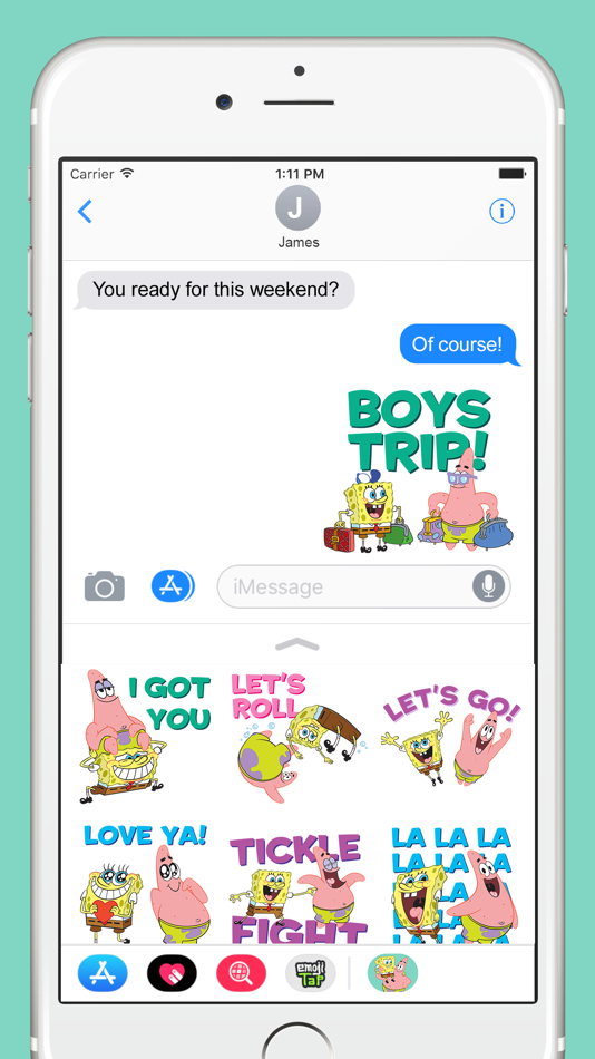#2. SpongeBob & Patrick (iOS) 由: Bare Tree Media Inc