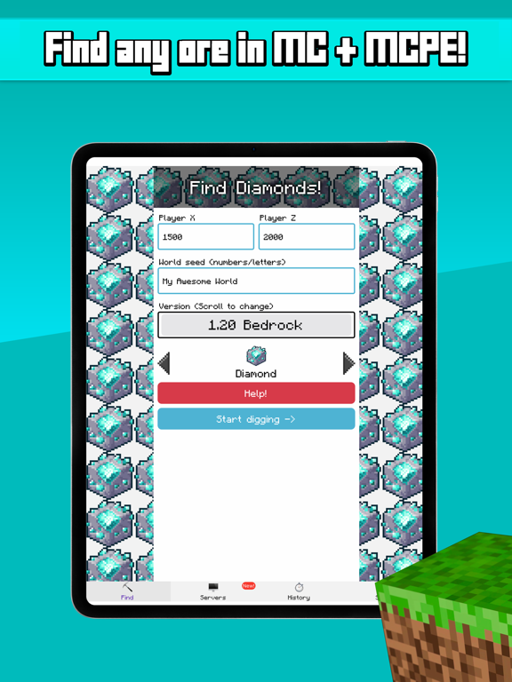 Find Diamonds! Minecraft Oresのおすすめ画像1