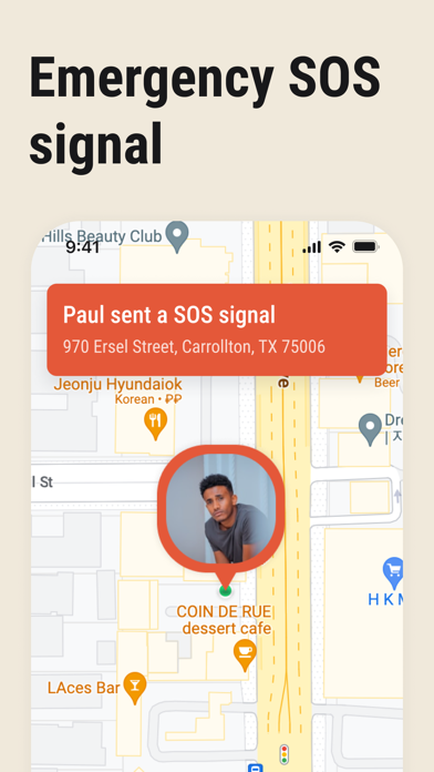 Family locator & sharing app Screenshot