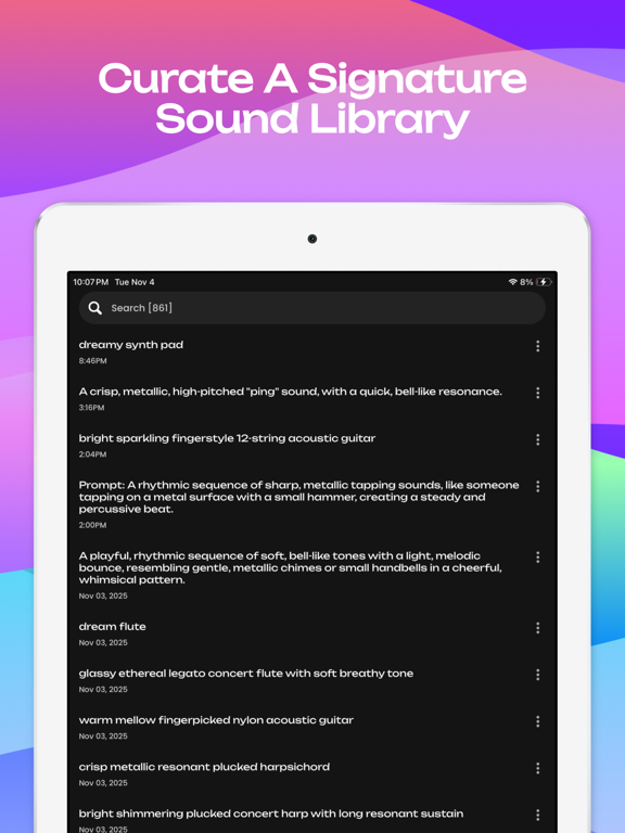 SynthGPT - AI Piano App iPad screenshot 4 - Music app