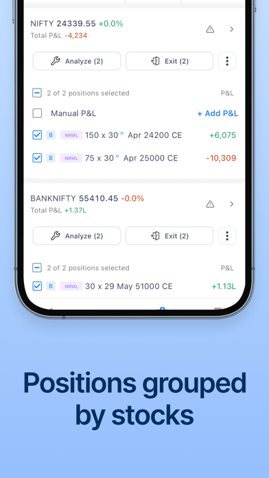 Sensibull for Options Trading iPhone screenshot 7 - Finance app