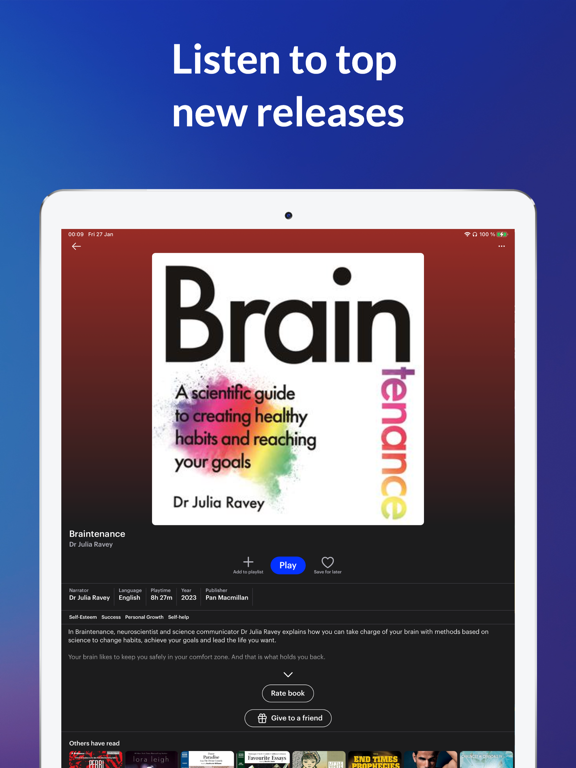 Screenshot #6 pour Anyplay Audiobooks & Podcasts