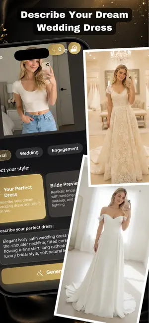 Wedding Dress Try-On: Bride AI screenshot 2