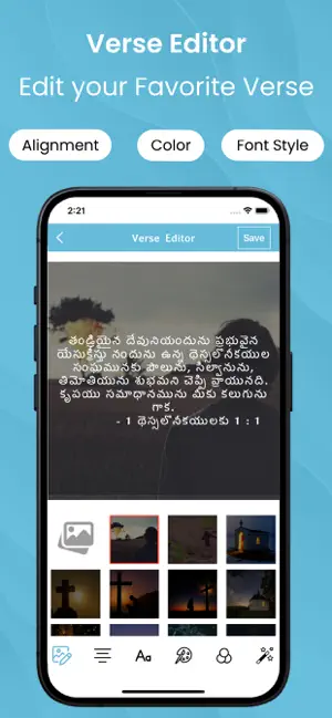 Telugu Bible Offline iPhone screenshot 5