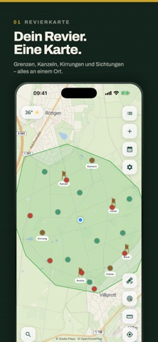 Revierfunk: Live Karte Jagd Screenshot 1 of 10