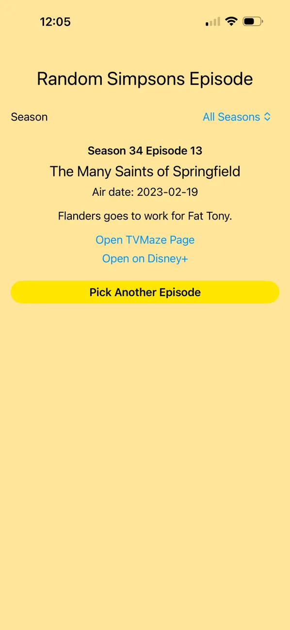 Screenshot #3 pour TS Episode Selector