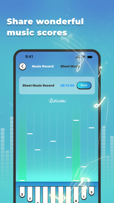 Kalimba: Play&Melody Share Screenshot