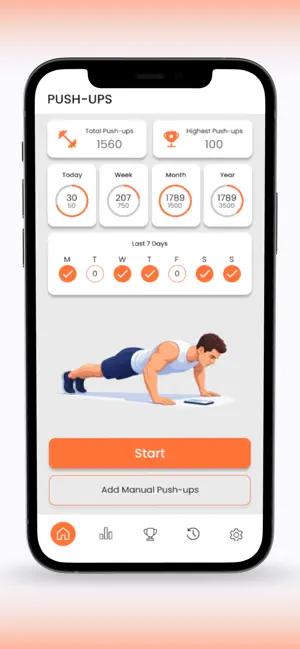 Push-Up Tracker – Fitness Log screenshot 3