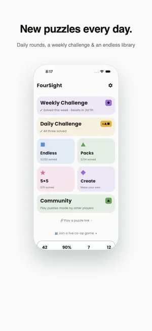 FourSight: Word Group Puzzles screenshot 2