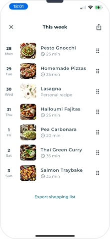 Sous Chef  - AI meal planner screenshot