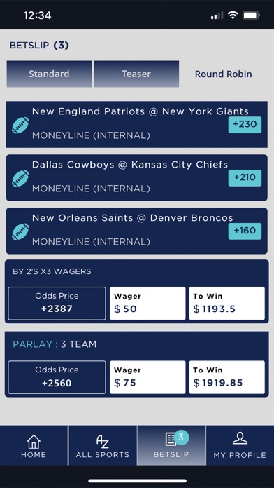 Q Sportsbook Screenshot