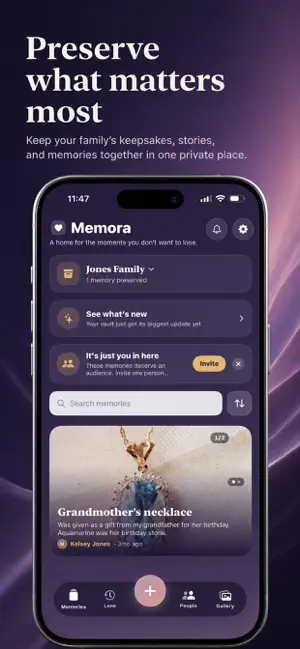 Memora Family screenshot 1