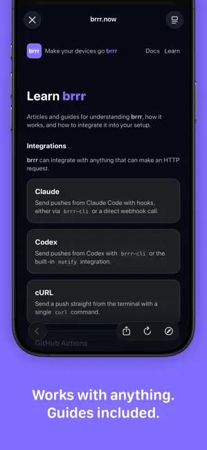 brrr • send push notifications iPhone screenshot 6