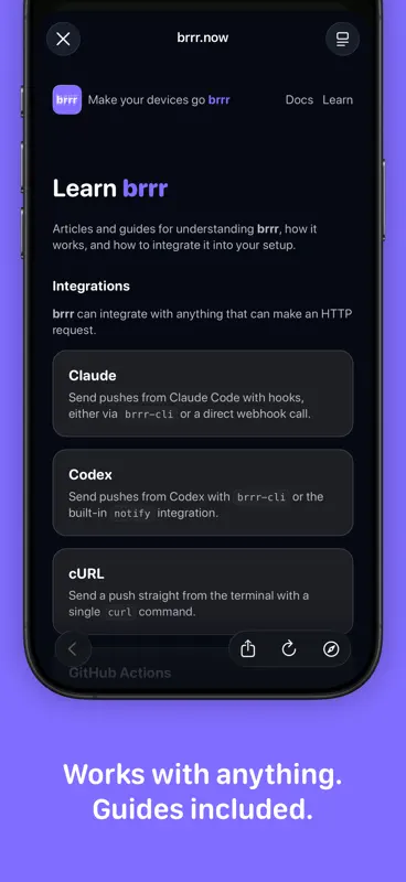 brrr • send push notifications screenshot 6 of 6