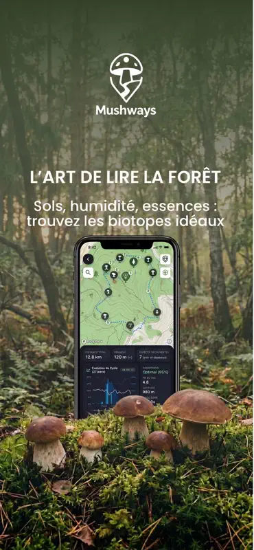 Mushways - carte champignons screenshot 1 of 5