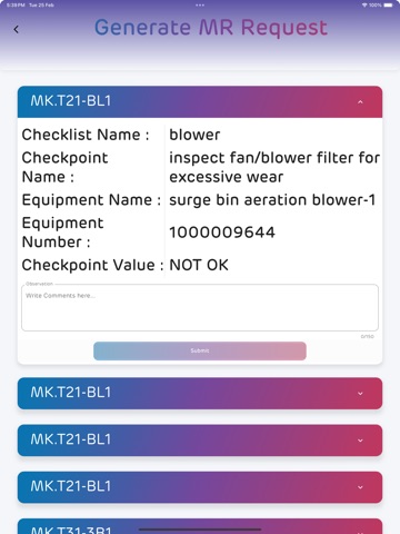 WeCare Adani iPad screenshot
