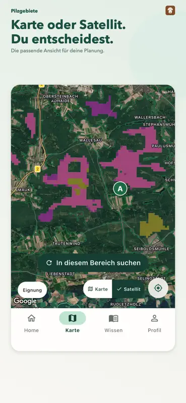 Pilzgebiete – Pilze finden screenshot 5 of 7