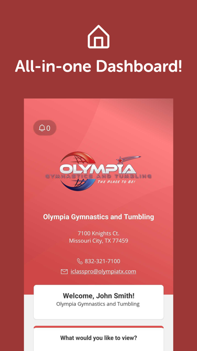 Olympia Gymnastics & Tumbling Screenshot