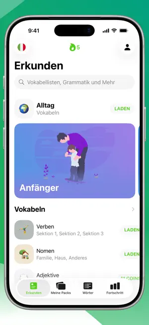 Italienisch Lernen - Anfänger iPhone screenshot 5
