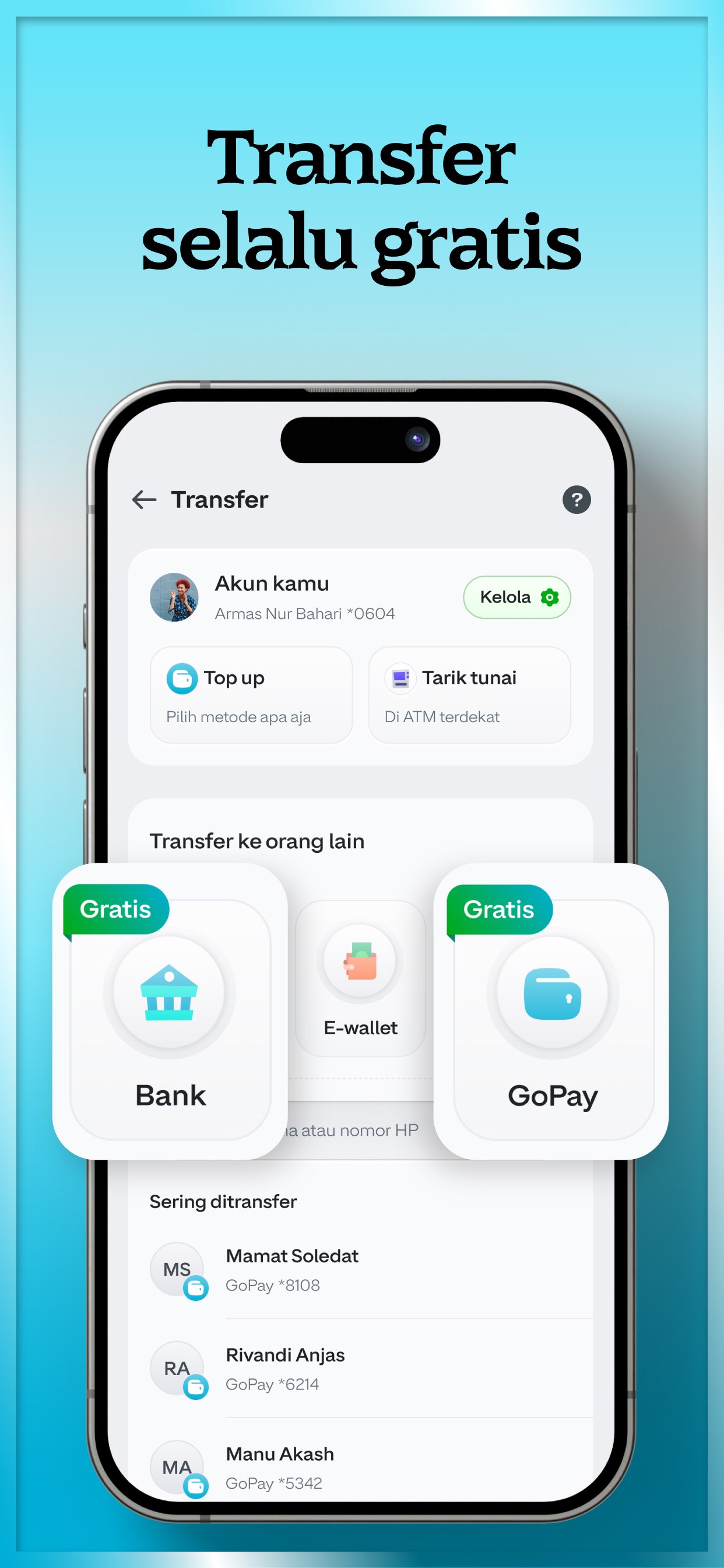 GoPay： Transfer, Payment, QRIS 截图 6
