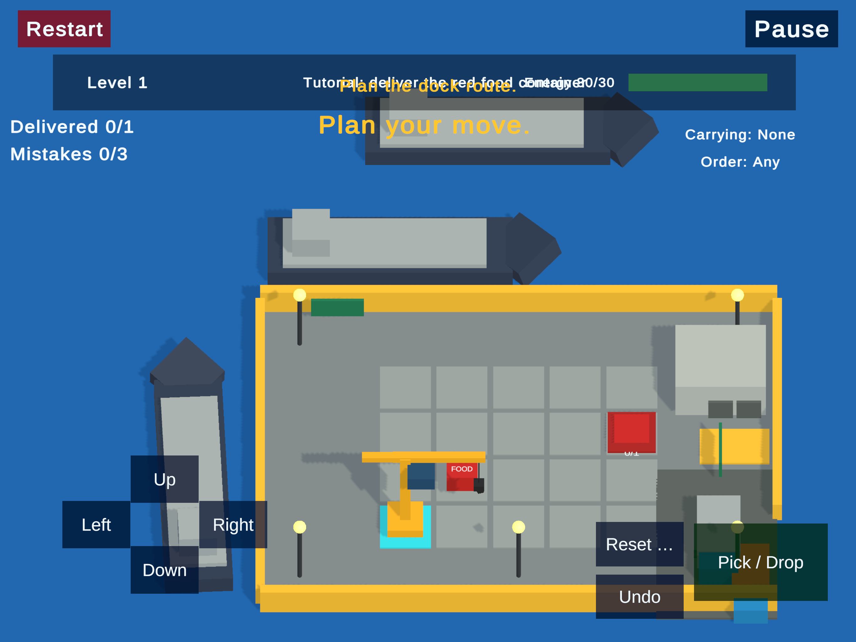 Crane Dock Logic 3D