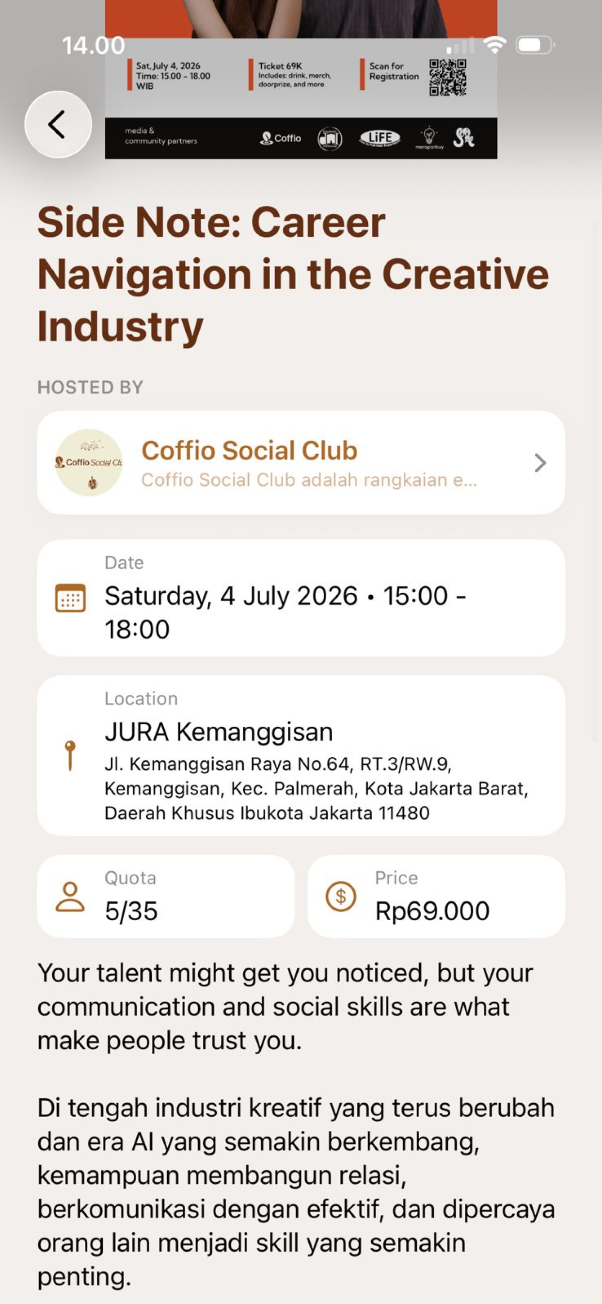 Coffio – Cafes & Events screenshot 3