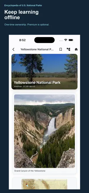 National Parks Encyclopedia screenshot 2