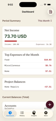 SaldoPro screenshot