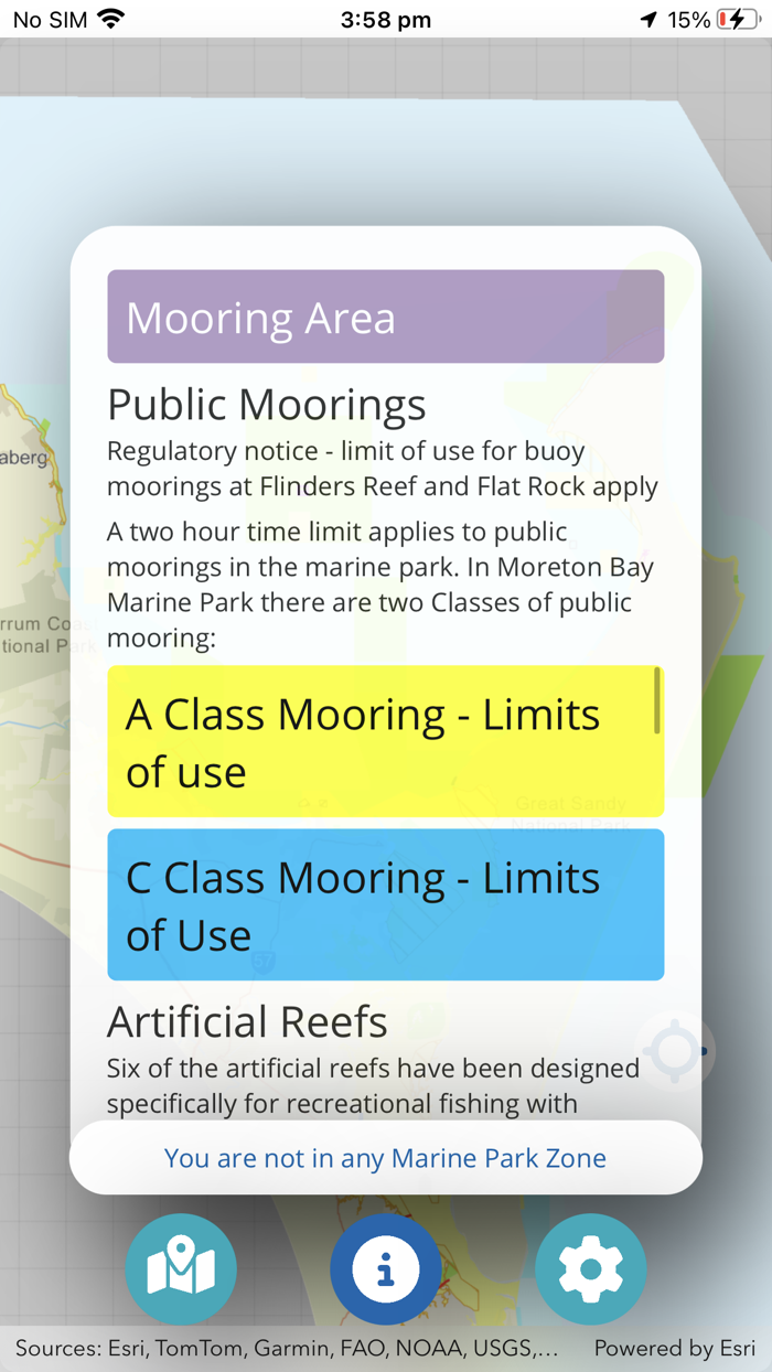 Marine Parks Southern Qld