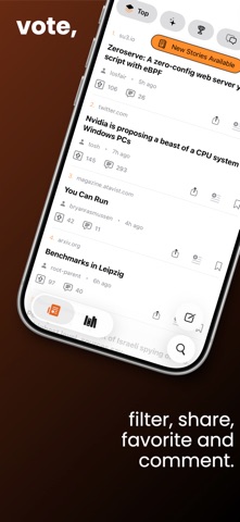 HackerNows: Hacker News Reader Screenshot 2 of 8