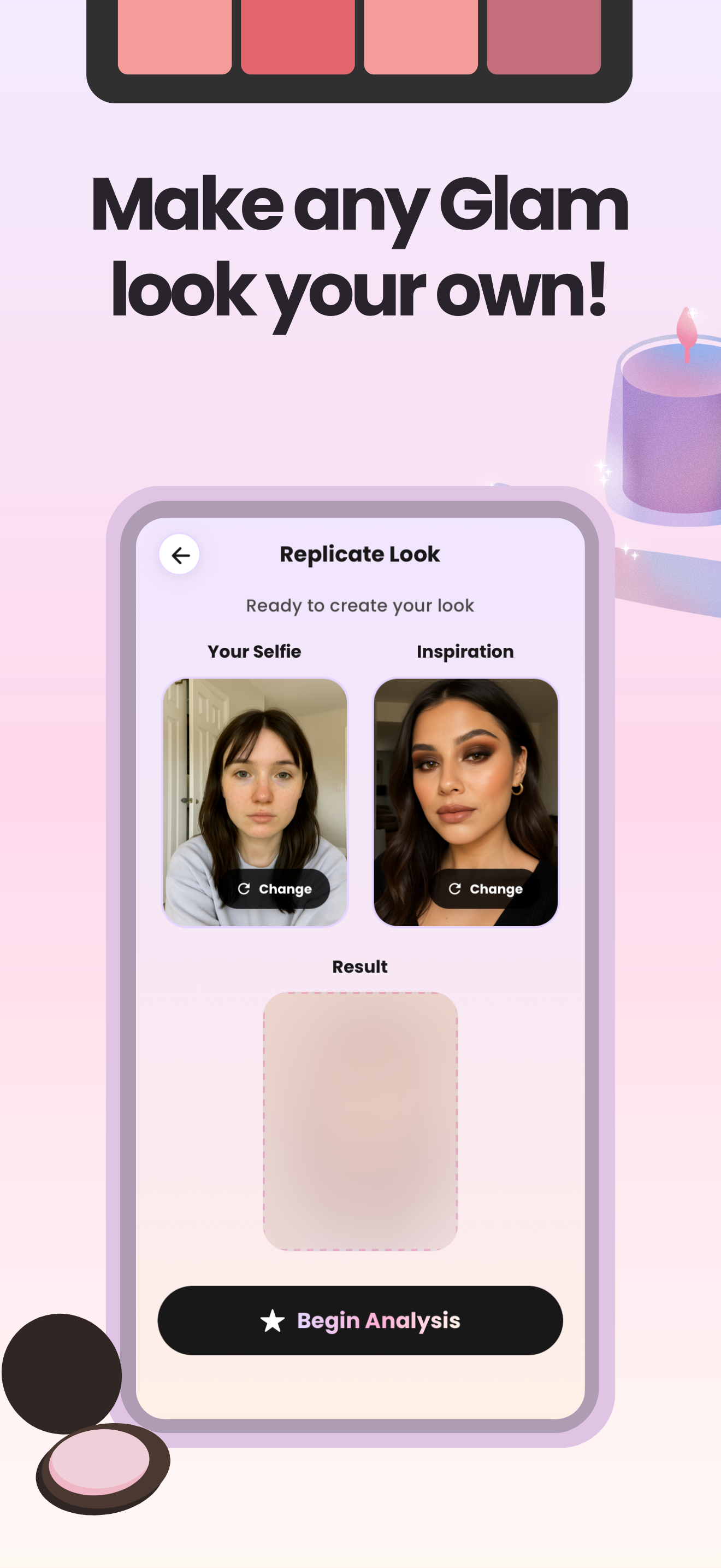 GlamScan – Makeup Glow Up