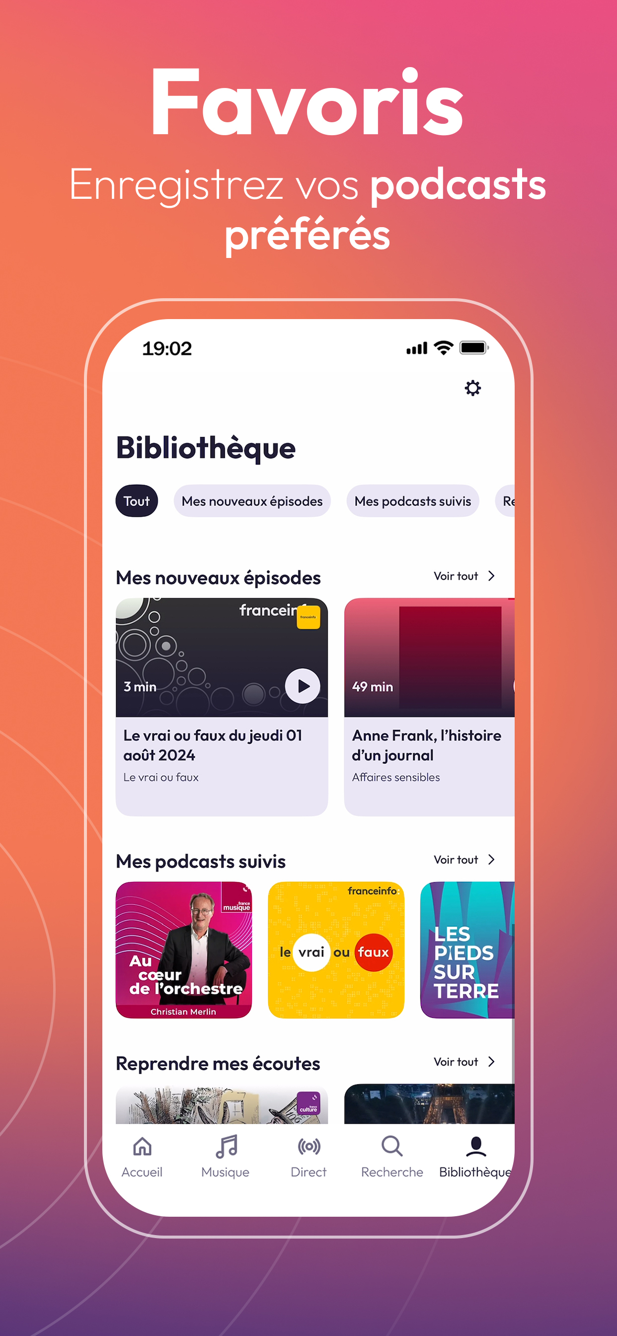 Radio France - podcast, direct