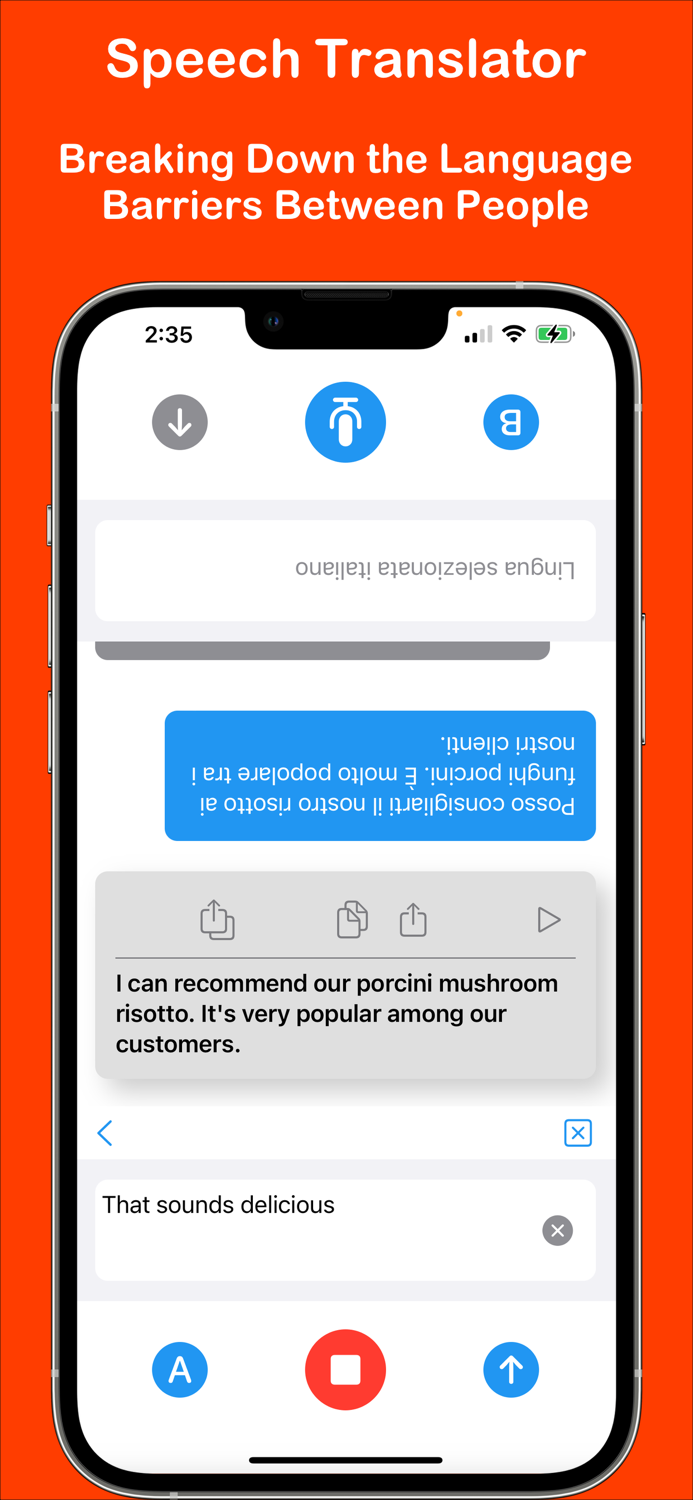 Speech Translator Be Heard